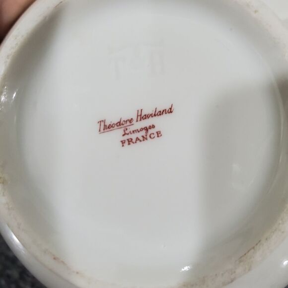 VINTAGE Haviland Schleiger #629 Sugar Bowl and Creamer - Picture 8 of 8